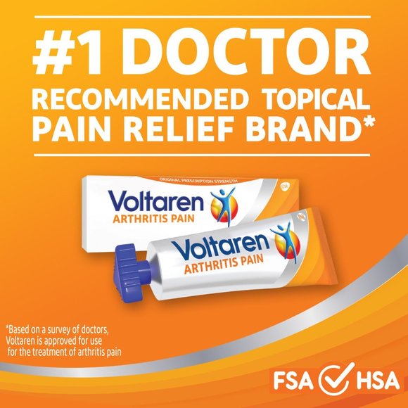 *Expired 2023* Voltaren Anti-Inflammatory Topical Gel For Arthritis [1.7oz/50g] - Picture 4 of 4